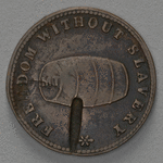 Freedom Without Slavery halfpenny