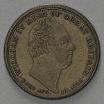 William IV "Slavery Abolished by Great Britain" medal