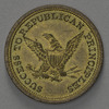  "Millions for Freedom Not One Cent for Slavery" coin