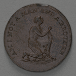 "Am I Not a Man and a Brother" token