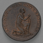 "Am I Not a Man and a Brother" coin