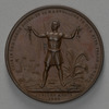 "Extinction of Colonial Slavery" bronze medal