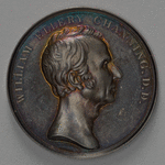 William Ellery Channing D.D. bronze coin