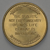 Dr. Martin Luther King Jr. gold memoriam coin