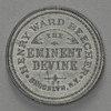 H. Ward Beecher coin