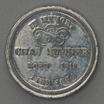 Charles Sumner silver coin