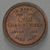 Charles Sumner copper coin