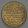 Atco Park Co. Inc. “For White Race Only” coin