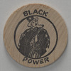 Burn Baby Burn/Black Power wood token