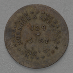 Civil War token issued to US Colored Infantry, 5-cents