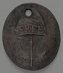  City of Charleston "Free" badge