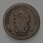 "Liberty and No Slavery" token