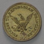 "Millions for Freedom Not One Cent for Slavery" coin