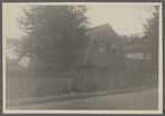 Unbrella House. East side Division Street, north of Washington Street. Built 1670. Bottom portion brick. Mrs. Burrell (1873). Sag Harbor, Southampton