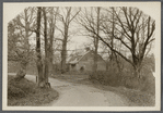 Corwin house. West side Middle Country Road, opp. Artist Lake. Formerly peak roof, now hip roof. Middle Island, Brookhaven