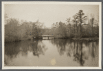 View of Mill Pond and bridge. South Haven, Brookhaven