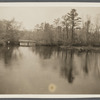 View of Mill Pond and bridge. South Haven, Brookhaven