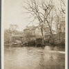 View of Mill Pond and rear of S. Carman house. South Haven, Brookhaven