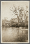 View of Mill Pond and rear of S. Carman house. South Haven, Brookhaven