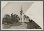 Presbyterian Church. South side Montauk Highway, east of Gerrard Road. Built about 1740, rebuilt 1828, old frame unhanged, recently renovated. South Haven, Brookhaven
