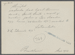 House. East side Railroad Ave., south of South Street and north of northern portion of Town Road. Opp. W.A. Overton house (1873). W.H. Edwards (1873). Setauket, Brookhaven