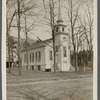 Presbyterian Church. North side Main Street. Built 1851, tower added 1871. Yaphank, Brookhaven
