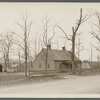 House. South side Main Street, west of School #18 and Iittle white hip roof house. Yaphank, Brookhaven