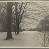 View of windmill. Rear of Van Rensselaer grounds (1925), west side Main Street, north of "The White" Gardiner house. East Hampton, East Hampton