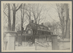 House. West side Main Street. North of Gardiner family's white house. East Hampton, East Hampton