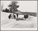 Clearing side road near Woodstock, Vermont