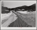Small farmhouse and barn near Barnard. Windsor County, Vermont
