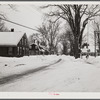 Main street looking toward center of town. Woodstock, Vermont