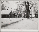 Main street looking toward center of town. Woodstock, Vermont