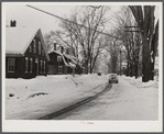 Main street looking toward center of town. Woodstock, Vermont