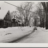 Main street looking toward center of town. Woodstock, Vermont