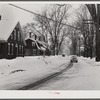 Main street looking toward center of town. Woodstock, Vermont