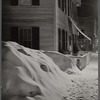 Center of town. Woodstock, Vermont. "Snowy night"
