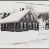 One of old homes on main street in Woodstock, Vermont