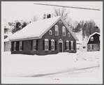 One of old homes on main street in Woodstock, Vermont