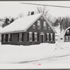 One of old homes on main street in Woodstock, Vermont