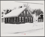 One of old homes on main street in Woodstock, Vermont