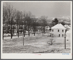 Residential section in North Conway, New Hampshire