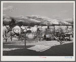 Residential section in North Conway, New Hampshire