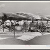 Residential section in North Conway, New Hampshire