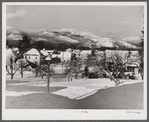 Residential section in North Conway, New Hampshire