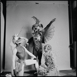 Arthur Mitchell, Eugene Tanner, and Richard Thomas in John Butler's "The Unicorn, the Gorgon, and the Manticore"