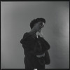 Woman modeling fur