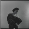 Woman modeling fur