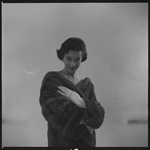 Woman modeling fur