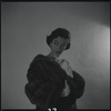 Woman modeling fur